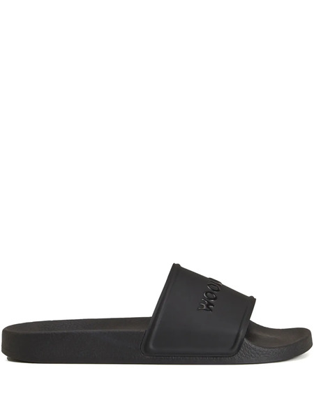  Woolrich Logo-embossed Slides - Black 
