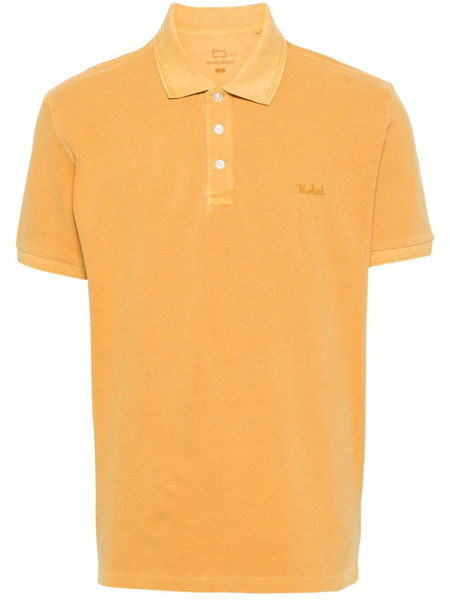  Woolrich Logo-embroidered Polo Shirt - Yellow 