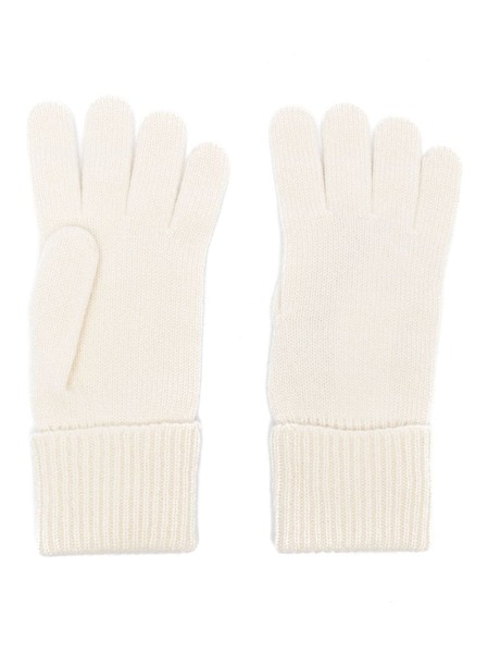  Woolrich Logo-patch Cashmere Gloves - Neutrals 