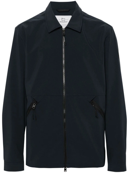  Woolrich Logo-patch Zip-up Jacket - Blue 