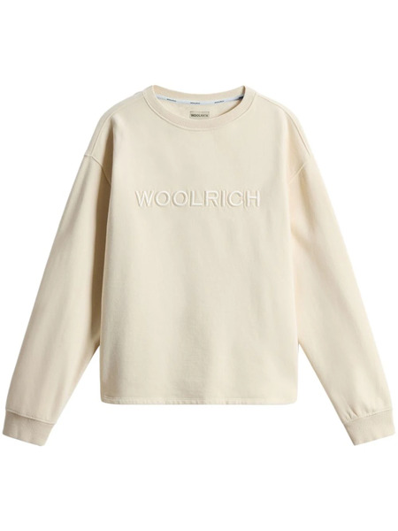  Woolrich Logo Sweater - Neutrals 