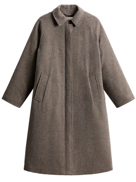  Woolrich Loro Piana Patterned Coat - Brown 