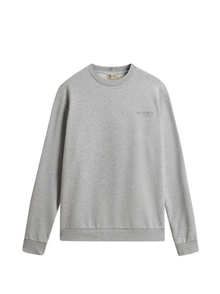  Woolrich Macro Logo Sweatshirt - Grey 