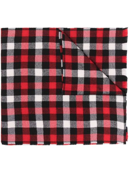  Woolrich Micro Buffalo Scarf - Red 