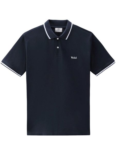  Woolrich Monterey Cotton Polo Shirt - Blue 