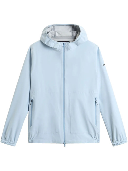  Woolrich Pacific Two Layers Hooded Jacket - Blue 