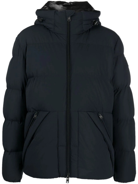  Woolrich Padded Hooded Jacket - Blue 