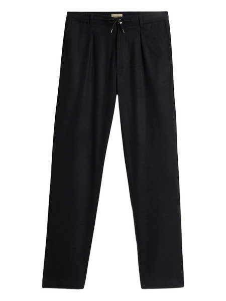  Woolrich Pleated Drawstring Trousers - Blue 