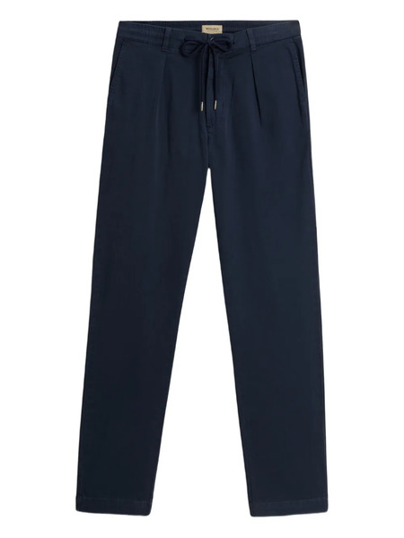 Woolrich Pleated Drawstring Trousers - Blue 