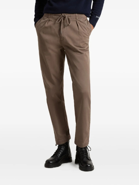  Woolrich Pleated Drawstring Trousers - Brown 