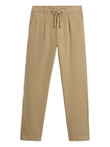  Woolrich Pleated Drawstring Trousers - Neutrals 