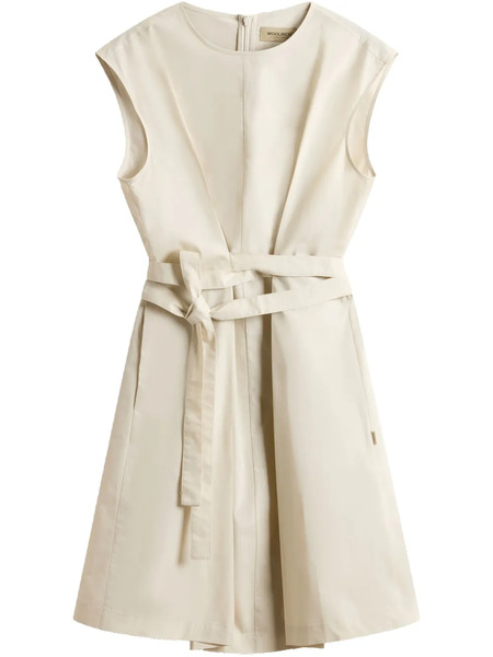  Woolrich Poplin Belted Dress - Neutrals 