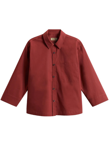  Woolrich Poplin Shirt - Red 