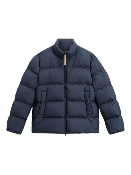  Woolrich Quilted High-neck Jacket - Blue 