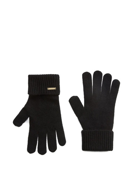  Woolrich Ribbed-cuff Cashmere Gloves - Black 