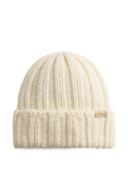  Woolrich Ribbed-knit Beanie - Neutrals 