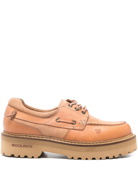  Woolrich Rock Leather Shoes - Orange 