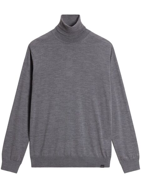  Woolrich Roll-neck Virgin Wool Sweater - Grey 