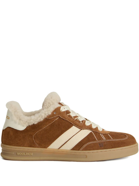 Woolrich Shearling-lining Stripe Sneakers - Fca 