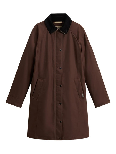  Woolrich Single-breasted Coat - Brown 