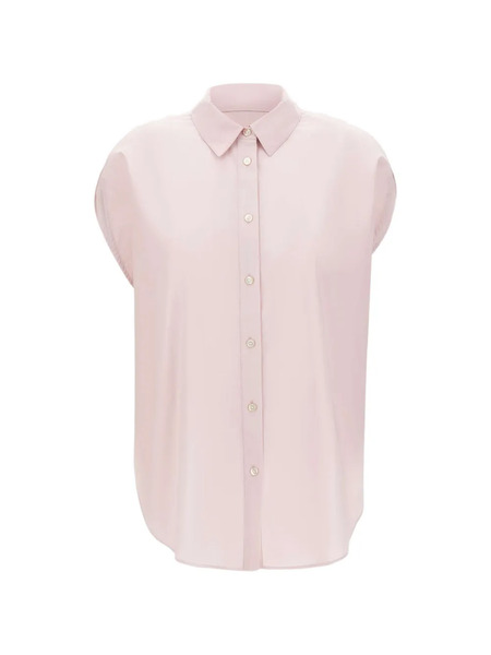  Woolrich Sleeveless Button Shirt - Pink 