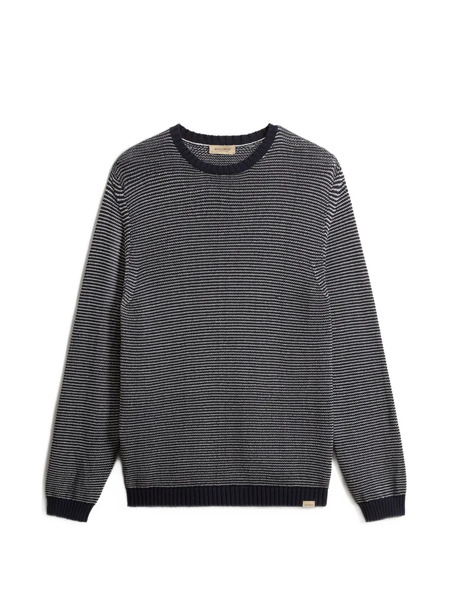  Woolrich Striped Crew-neck Sweater - Blue 