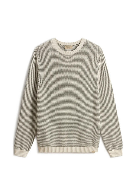  Woolrich Striped Crew-neck Sweater - Neutrals 