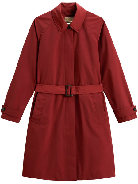  Woolrich Summer Trench Coat - Red 