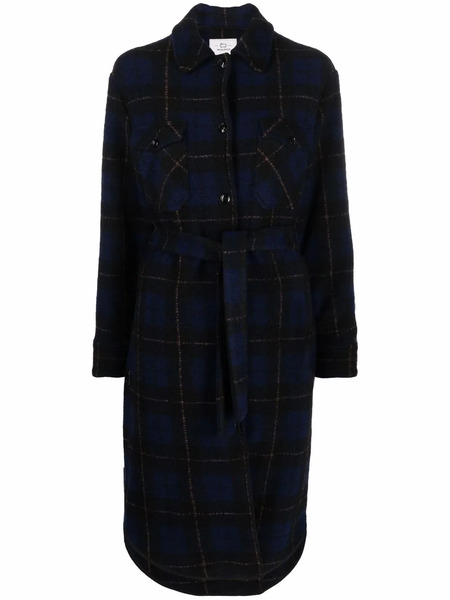  Woolrich Tartan-check Coat - Blue 