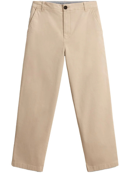  Woolrich Twill Straight-leg Trousers - Neutrals 