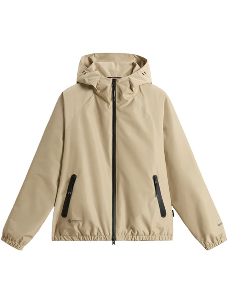  Woolrich Zip-up Hooded Jacket - Neutrals 