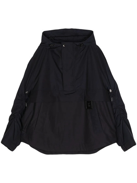  Wooyoungmi Logo-patch Hooded Jacket - Blue 