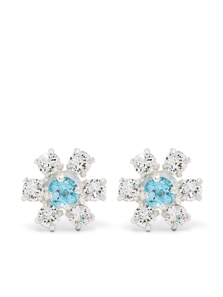 Wouters & Hendrix Flower-shaped Stud Earrings - Silver 