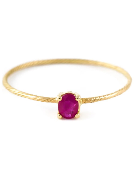  Wouters & Hendrix Gold 'ruby' Ring - Red 