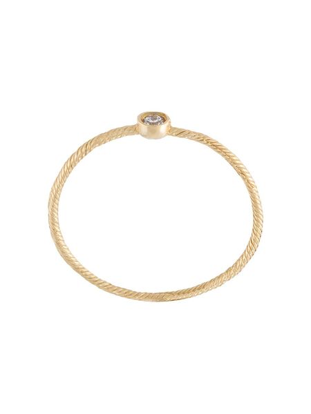  Wouters & Hendrix Gold Single Diamond Ring - Metallic 