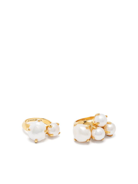  Wouters & Hendrix Pearl Statement Ring - Gold 