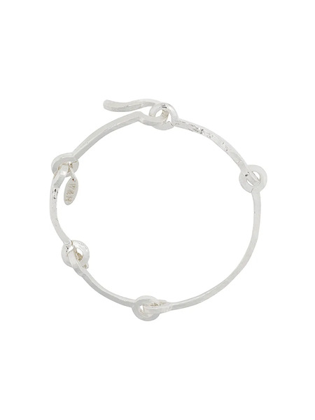 Wouters & Hendrix Technofossils Hammered Link Bracelet - Metallic 