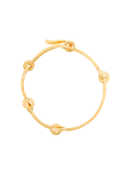  Wouters & Hendrix Technofossils Hammered Link Bracelet - Metallic 