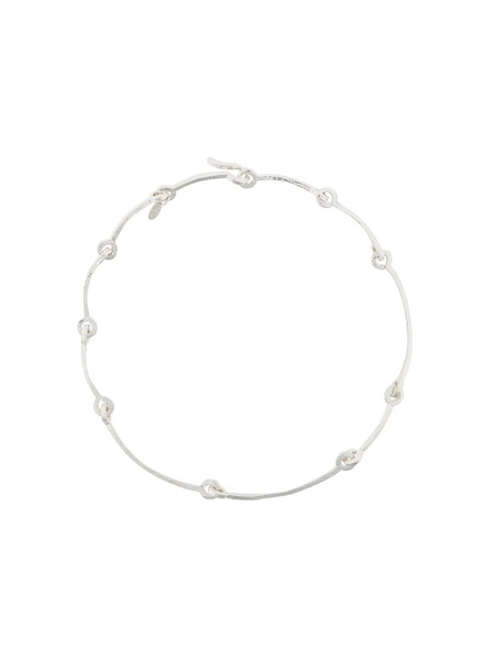  Wouters & Hendrix Technofossils Hammered Necklace - Metallic 