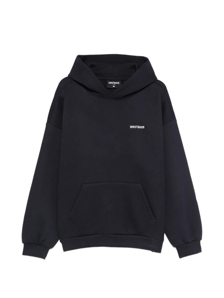  Wrstbhvr Hooded Pouch Sweater - Blue 