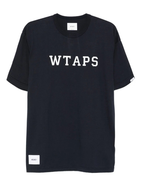  Wtaps Academy 01 Logo T-shirt - Blue 