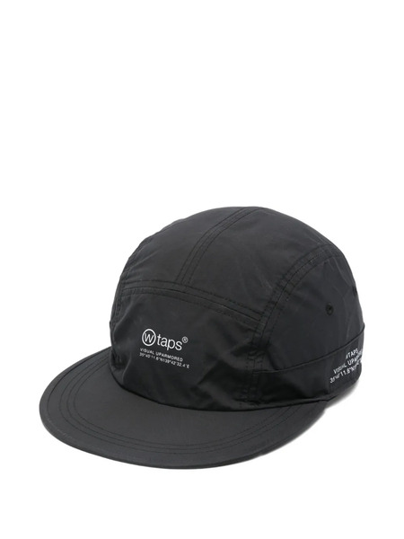  Wtaps Logo Camper Cap - Black 