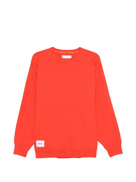 Wtaps Logo-patch Sweatshirt - Orange 
