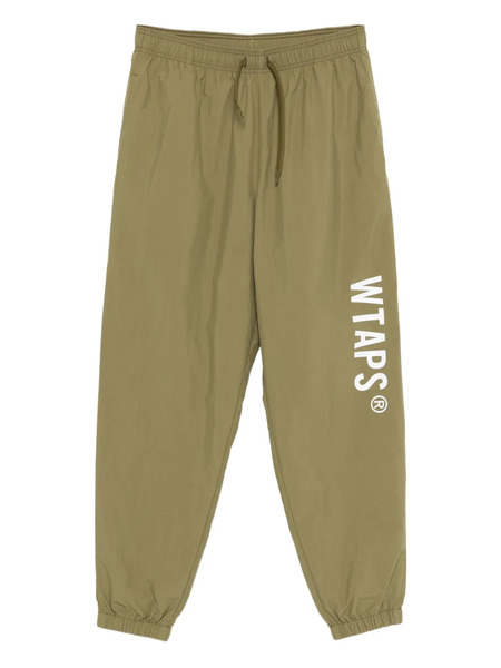  Wtaps Logo-print Track Pants - Green 
