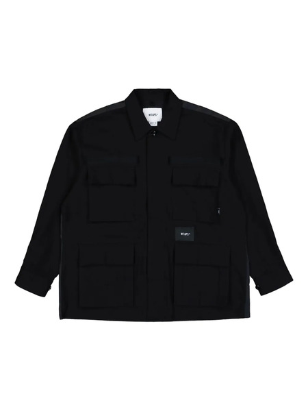  Wtaps Multi-pocket Cotton Shirt - Black 