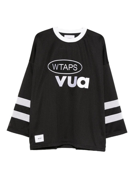  Wtaps Netminder Logo T-shirt - Black 