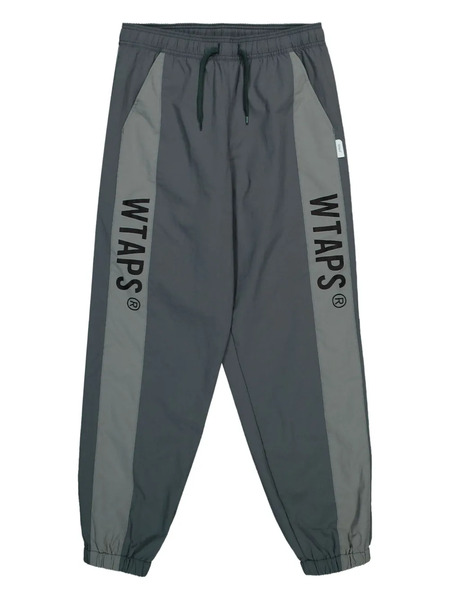  Wtaps Panelled Drawstring Track Pants - Grey 