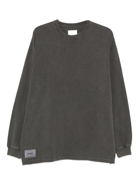  Wtaps Sign-od Long-sleeve Cotton T-shirt - Grey 