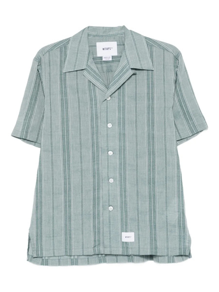  Wtaps Striped Shirt - Green 