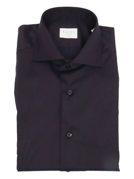  Xacus Button-down Cotton Shirt - Blue 